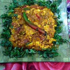 A picture of Paneer capsicum bhurji.