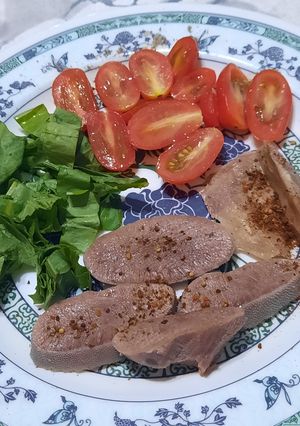 Una foto de Lengua al plato refrescante para comenzar el año