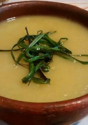 Una foto de Crema de apio o acarracha
