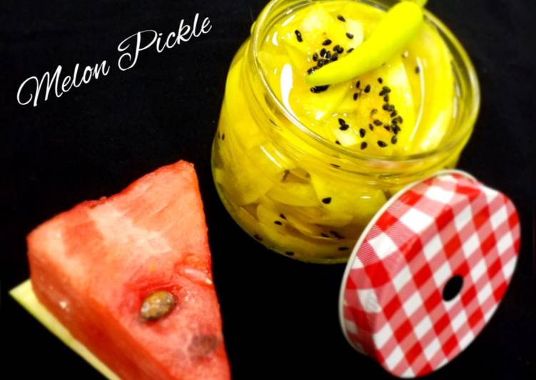 Easiest Way to Make Quick Melon pickle