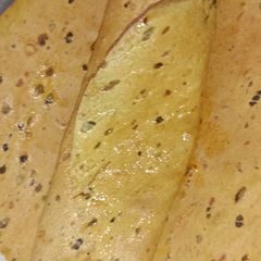 Fried papad A picture of Fried papad.