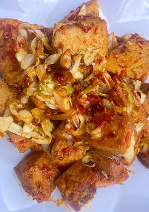 A picture of Peppered Tofu (Awara).