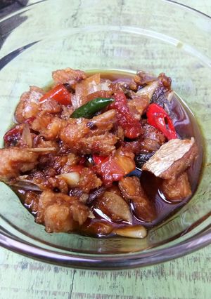 Foto resep Telang Asin Masak Asam Manis