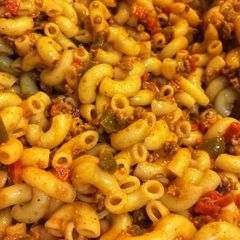 A picture of Mince Tikka Macaroni.