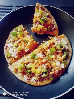 मिक्स व्हेज चीज पिझ्झा (mix veg cheese pizza recipe in marathi recipe in marathi) रेसिपी चे मुख्य फोटो