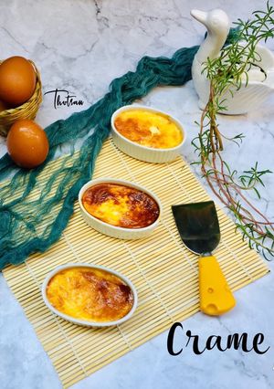 Hình của món Crame Brulee.