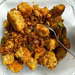 A picture of Healthy Bread Upma.
