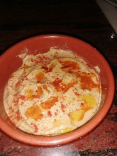 Una foto de Baba ganoush, mutabal o pastel de berenjena libanés