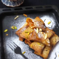 A picture of Mango Mawa Roll.