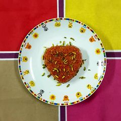 Gajar halwa A picture of Gajar halwa.