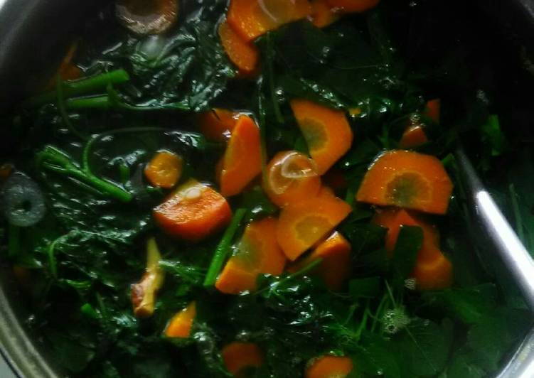 Resep: AppetizingSayur bening bayam