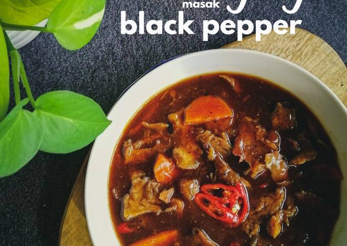 Resipi Daging Masak Black Pepper Oleh Mardiana Jaafar Cookpad