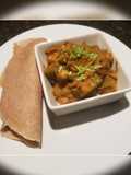 Estofado de calabaza y garbanzo al curry