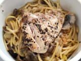 Creamy Chicken Mushroom Pasta