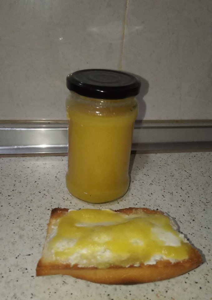 Una foto de Mermelada piña y manzana