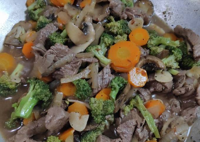 Resep: Daging lada hitam Ekonomis