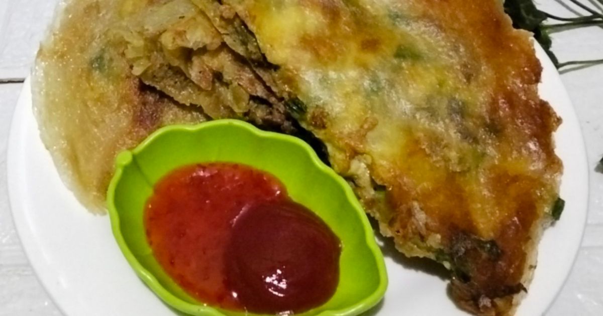 Martabak telur bumbu kari