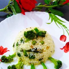 A picture of Broccoli Pulao.