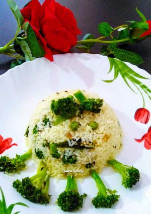 A picture of Broccoli Pulao.