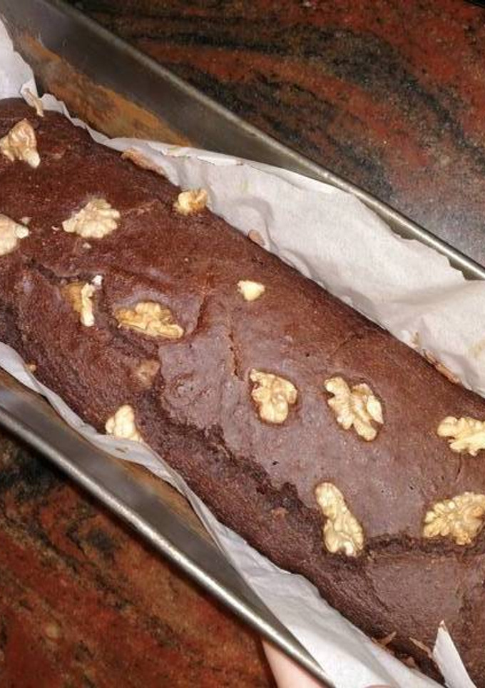 Una foto de Bizcocho de nueces fit