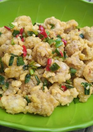 Foto resep Cumi goreng tepung bumbu margarin