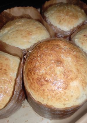 Una foto de Pan casero (en moldes de pan dulce)
