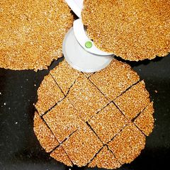 A picture of Sesame Chikki.