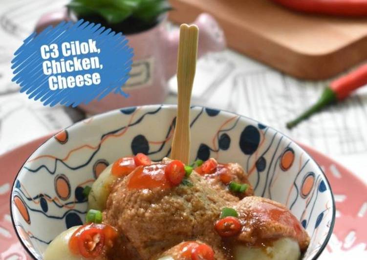 Resep C3 Cilok, Chicken, Cheese, Menggugah Selera