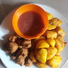 A picture of Viazi Karai.