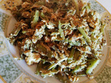 Tagarninas revueltas con huevo