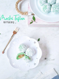 Foto resep Mochi Teflon Isi Kacang