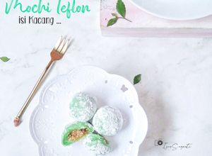 Foto resep Mochi Teflon Isi Kacang