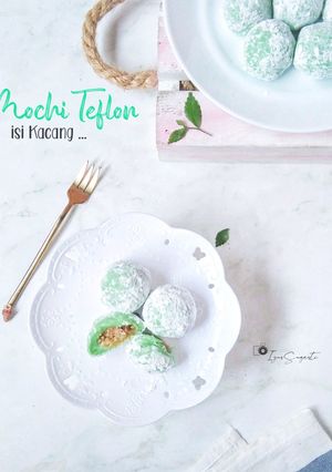 Foto resep Mochi Teflon Isi Kacang