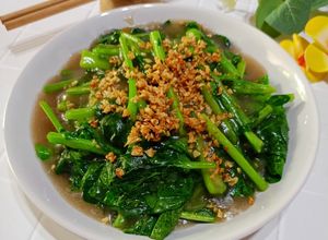 Foto resep Kailan cah bawang putih