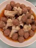 雞腿蒸鴨肉丸