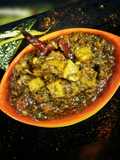 Spinach and pumpkin curry