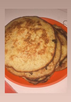 Una foto de Pancakes de banana 🥞🍌✨