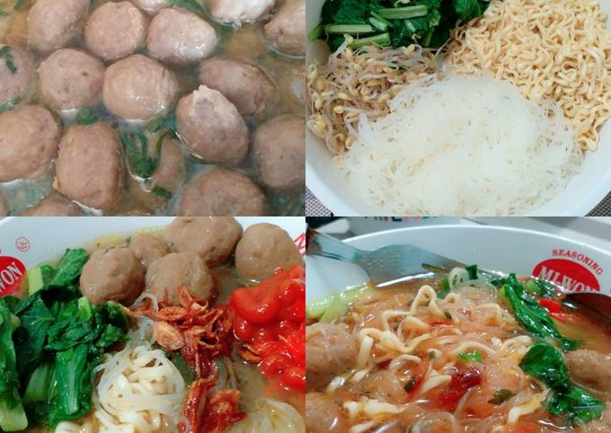 Resep Bakso Kuah Kuah Baso Bakso Mudah Simple Tanpa Iga Oleh Ima