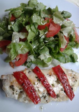 Una foto de Pechuga de pollo al horno light