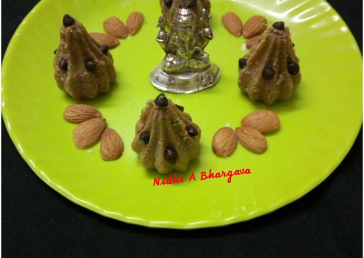 Steps to Prepare Quick Oats Coconut modak

