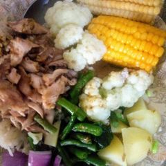 A picture of My diet food boiled and low calories scrumptious taste.