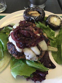 A picture of Paleo-ish Bacon Cheeseburger.