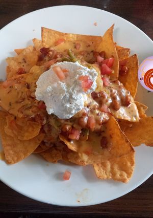 A picture of Fireless Cheese Nachos.