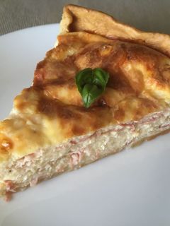 Una foto de Quiche Lorraine de pernil dolç i formatge