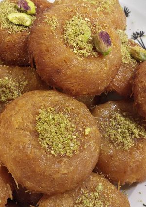 صورة لوصفة كب كنافة الشعيريه الباكستانية 