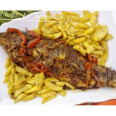 A picture of Oven baked fish.