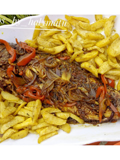 A picture of Oven baked fish.