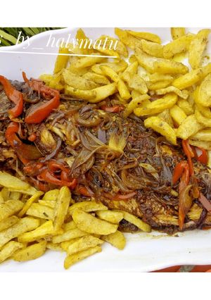 A picture of Oven baked fish.