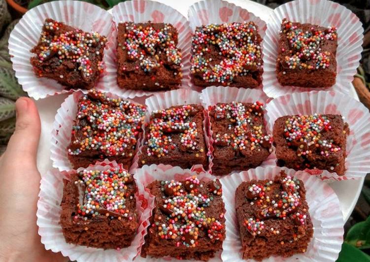 Brownies Kukus Vla