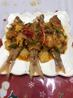 Foto resep Kakap asam manis pedes